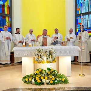 Vlč. Vjekoslav Pavlović proslavio Zlatnu misu u Župi Blaškovec